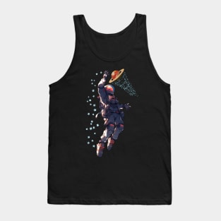 astronaut plays basketball Tank Top